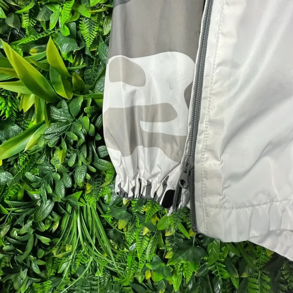 Jordan‎ Craig Jacket Boys 12 Gray Camouflage Hooded Zip Legacy Edition 0241